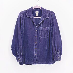 L.L. Bean Vintage Corduroy Button Up Shirt